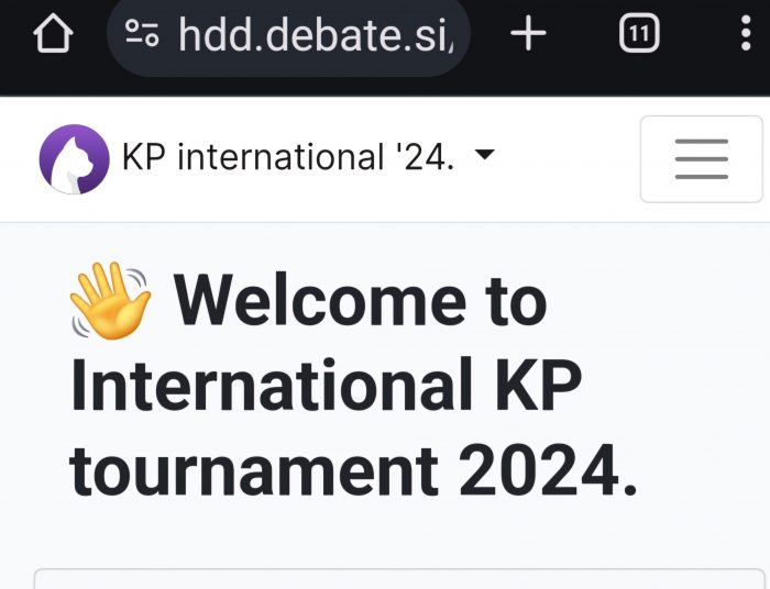 DK Kaštela 4. mjesto na Međunarodnom debatnom turniru